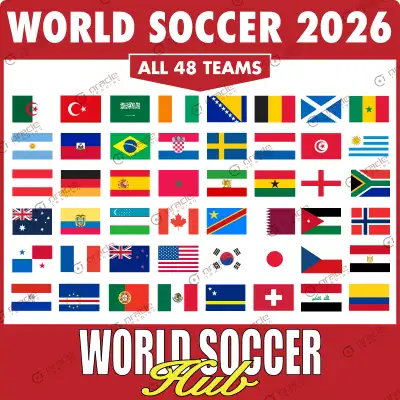 WORLD SOCCER -RETAIL & WHOLESALE - ALL 48 TEAMS - FLAGS & MORE, View more