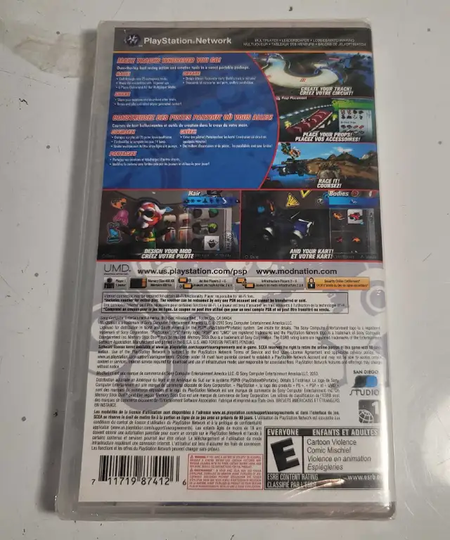 Mod Nation Racers PSP NEW in Sony PSP & Vita in Barrie - Image 3
