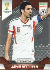 Javad Nekounam 2014 Panini Prizm FIFA World Cup Soccer #122 Iran