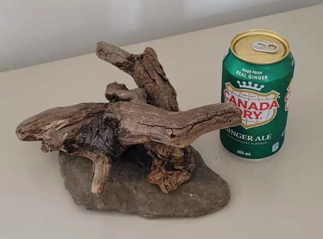 Petit Bois Flotté Accessoire sur base Aquarium Driftwood w/base in Hobbies & Crafts in Laval / North Shore - Image 4