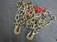 Ag Chain 5/16" GR70 16' with Grab Hook Each End