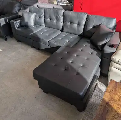 Modern 4 Seater Genuine Leather Sofa Elegant Design, View more