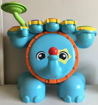 VTech Zoo Jamz Elephant Drum Set - Light-Up Toddler Musical Toy, View more