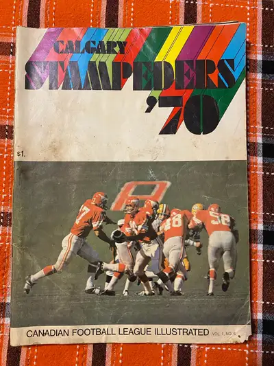 Calgary stampeders 1970 magazines , View more