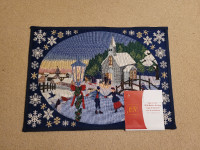 Christmas Tapestry Accent Floor Mat