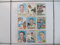 Classic 18pc Lot Of Autographed Baseball Cards Circa 1960s XCond