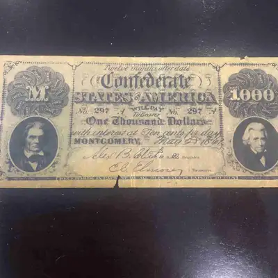 Facsimilie 1861 $1000, View more