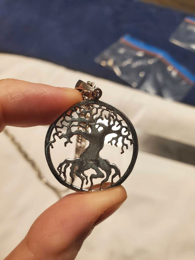 Sterling Silver (925) Tree of Life Pendant with Chain in Jewellery & Watches in Stratford - Image 4