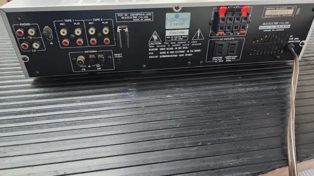 Akai AA-A35Computer Controlled Stereo Receiver as is64959980233475126