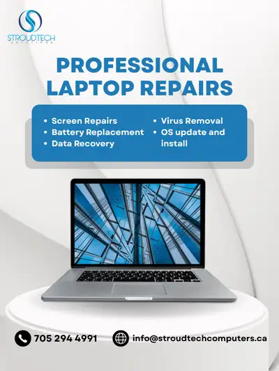Computer Repair Barrie | Laptop Repair | Virus Removal | Stroudt, View more