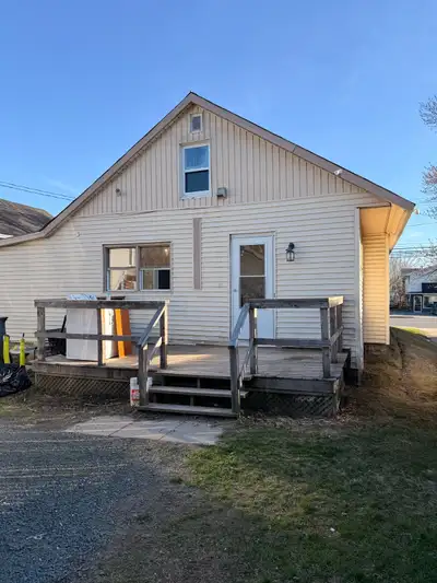 2 bedroom house for rent on main st Fredericton available now. Heat pump included for ac/heat as wel...