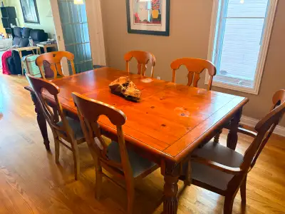 Wooden Dining Room Table with drawers, View more
