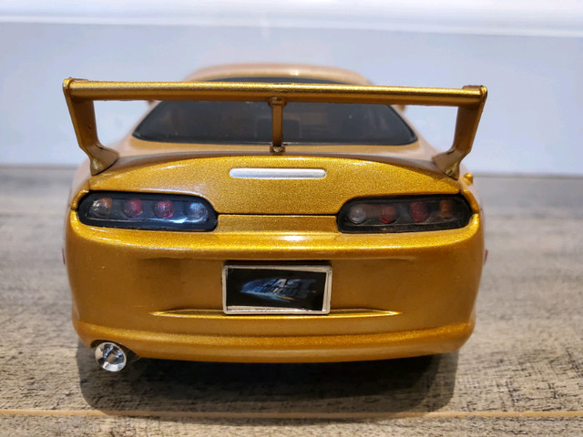 1:18 Diecast ERTL 2 Fast 2 Furious 1993 Toyota Supra Gold NB 1 in Arts & Collectibles in Kawartha Lakes - Image 4