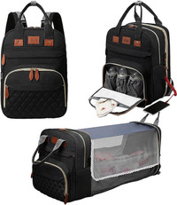 Multifunction  Diaper Bag Travel Backpack - USB charging port