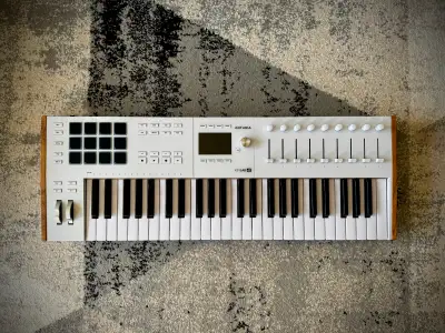Arturia KeyLab 49 Keyboard Controller - White + Gig Bag, View more