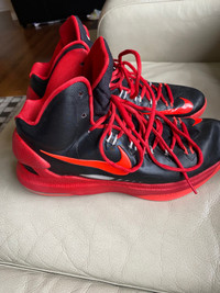 Nike Air Zoom KD V 5 Men’s Shoes Size 10 Black Crimson Red 