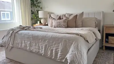 Closing Down Sale | Upholstered Storage Bed | Queen & King | NEW, View more