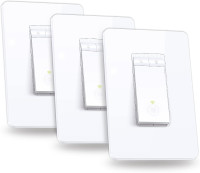 (3 Pack) Kasa Smart Single Pole 2.4GHz Wi-Fi Dimmer Switch - New