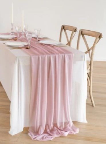 Wedding Sheer Table Runner in Holiday, Event & Seasonal in Edmonton