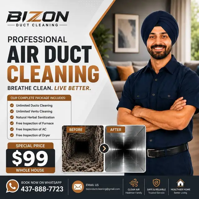 Complete House Air Duct Cleaning - $99