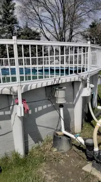 27 ft. Above ground pool for sale