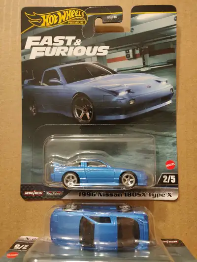 New Hot Wheels Fast & Furious Nissan 180SX S13 1:64 diecast car, View more