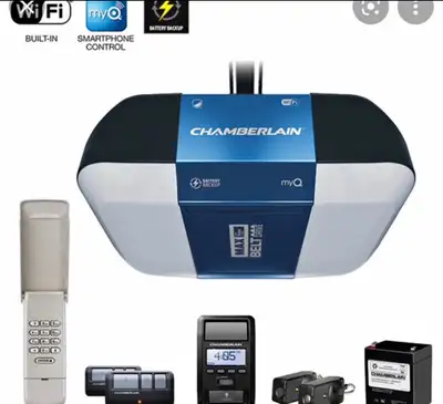 Garage door and garage door opener installation, View more