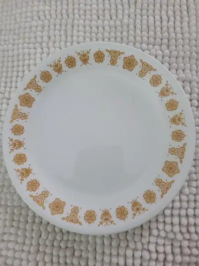 Vintage Corelle Butterfly Gold Plates & Bowl, View more