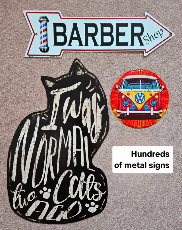 Unique Metal Signs  in Arts & Collectibles in Edmonton - Image 11