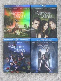 The Vampire Diaries - Season 1-4 On Blu-ray And Some DVD