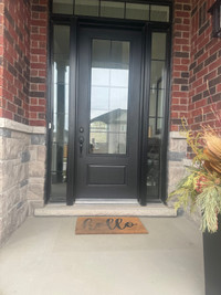 Front Entrance Door 8’x65” includes 2 sidelights