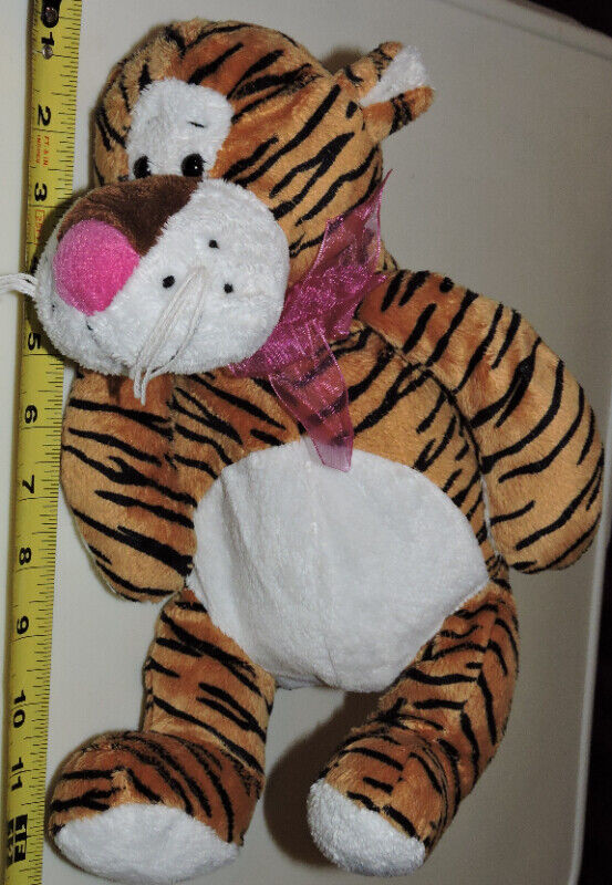 Plush Twin Tigers Stuffed Animals Black & White and Brown in Toys in London