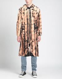 NEW  JUST CAVALLI Trench Style Coat Printed Hooded