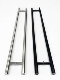 48" Modern Pull Bar Handle Round and Rectangle