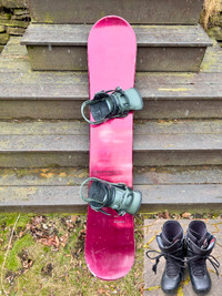 Snowboard Kit - Salomon W4 Burton Malavita SL7 Boots
