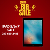 Apple iPad 5, iPad 6 & iPad 7 on Markdown Sale!!