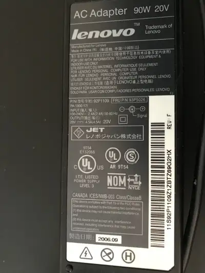 Original Lenovo IBM 20V 4.5A 90W Adapter charger , View more