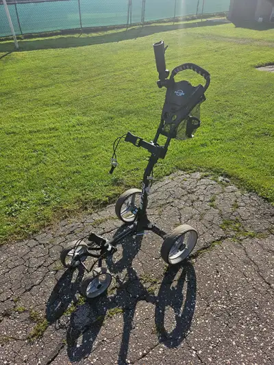 Ray Cook Caddytek4 golf cart, View more