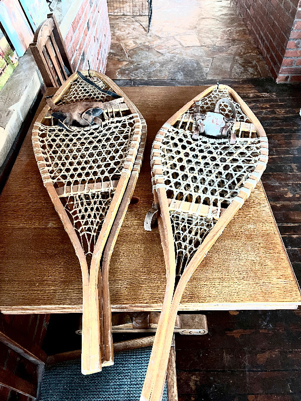 SNOWSHOES ,(2 -PAIRS)  Ready to use or for decoration 14”x 42” in Hobbies & Crafts in Peterborough - Image 2