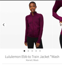 Lululemon Ebb To Street Jacket * Wash 