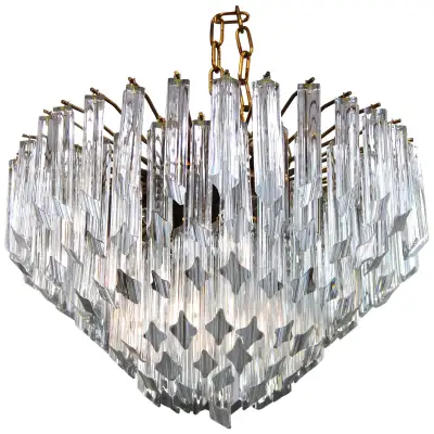 Murano Crystal Prism Chandelier (early 1970's), View more