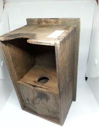 PRIMITIVE VOTING BOX WITH PERIOD VOTING MARBLES