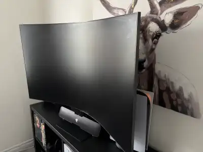 SAMSUNG ODYSSEY ARK 4K 55" CURVED TV/MONITOR LIKE NEW, View more