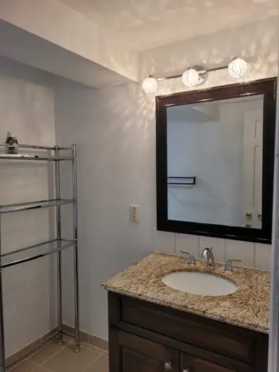 Available from January 01, 2026. Bright and clean basement with separate entrance, 1 bedroom, one fu...