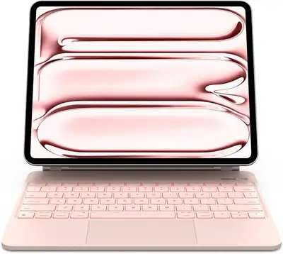 CHESONA iPad Pro 13 Case 2024 w/ Keyboard - Magnetic Attach, Multi-Gesture Trackpad, Shortcut Keys,...