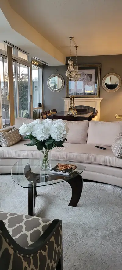 Stunning fully furnished two bedroom waterfront condo