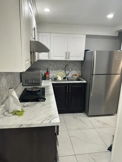 One Bedroom Basement For Rent In Brampton.