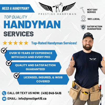 Handyman • Service-calls • Great Rates, View more