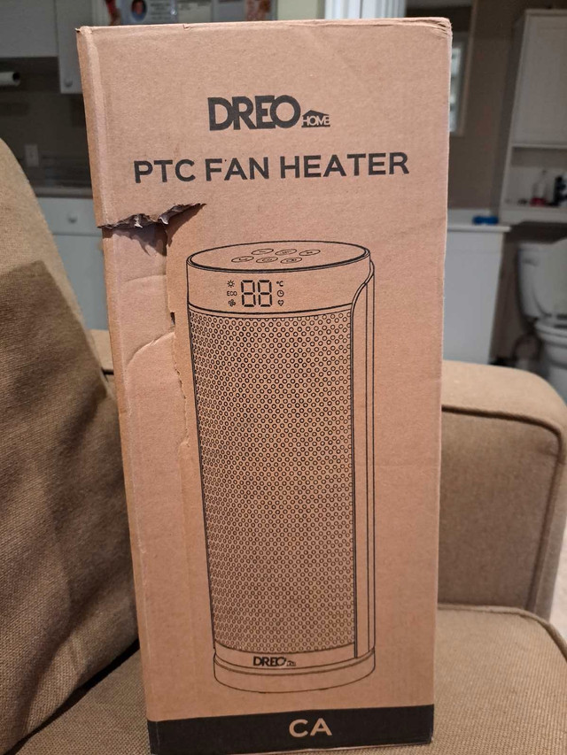 HEATER PTC FAN DREO HOME it works heat or cold Brand new in Heating, Cooling & Air in North Bay