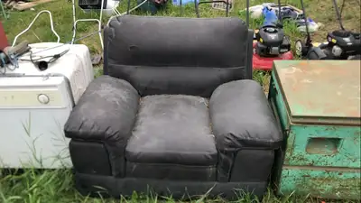 I DELIVER! Vintage leather chair. GREAT condition  $35, View more